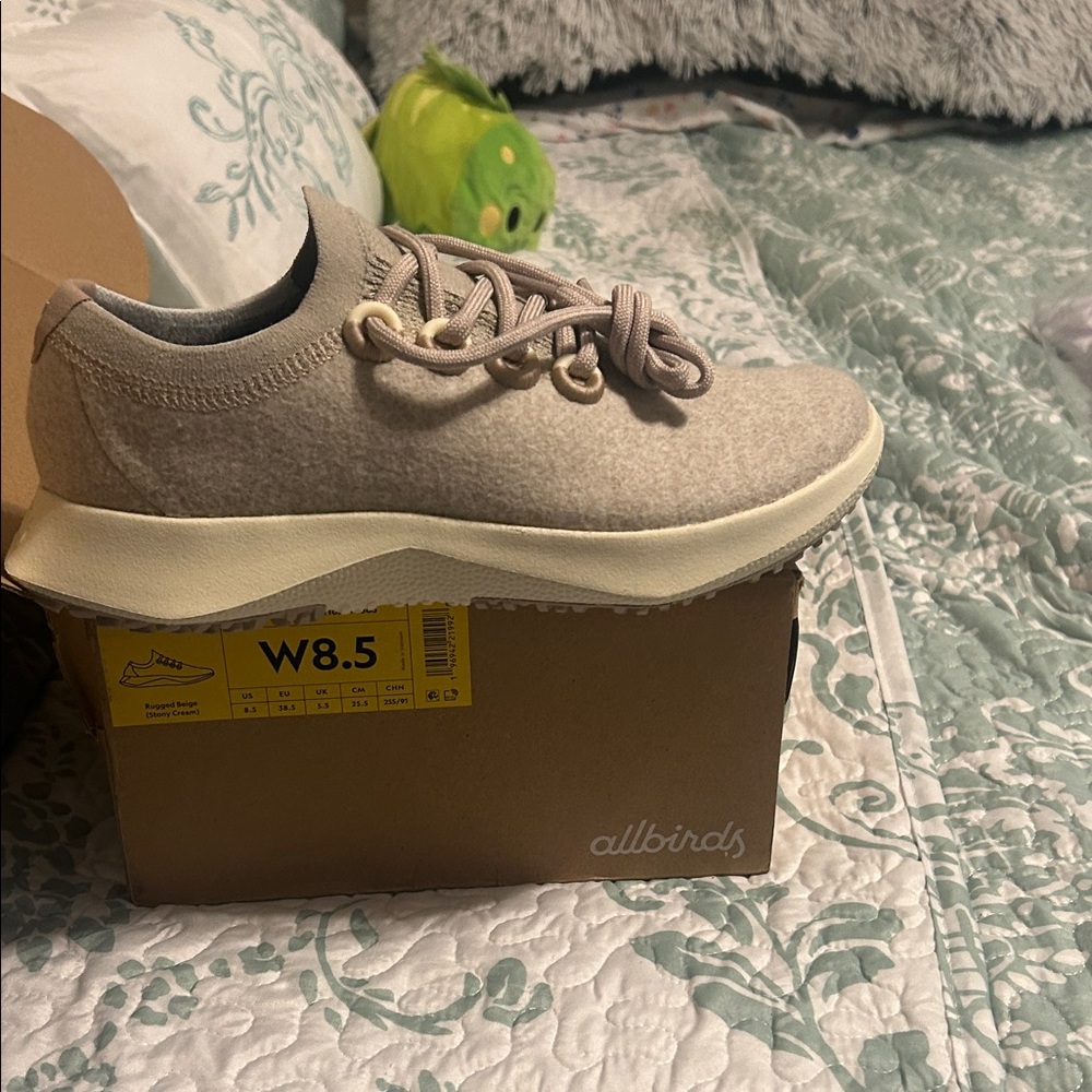 Allbirds Wool Sneakers in Light Tan - Picture 3 of 4